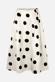 Stine Goya Voluminous Midi Skirt Skirt Black Dots